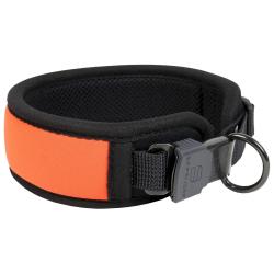Collier chien n&eacute;oprene ORANGE 41-51CM T.M
