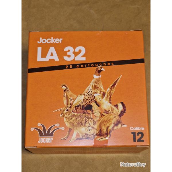 Cartouches JOCKER LA32 cal.12/70 BJ N�7,5