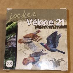Cartouches JOCKER VELOCE 21 cal.28/70 BJ N&deg;7,5