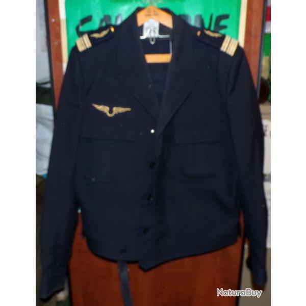 UNIFORME D'OFFICIER AVEC FOURREAUX DE LIEUTENANT COLONEL  DE L'ARMEE DE L'AIR FRANCAISE ,  TAILLE DU