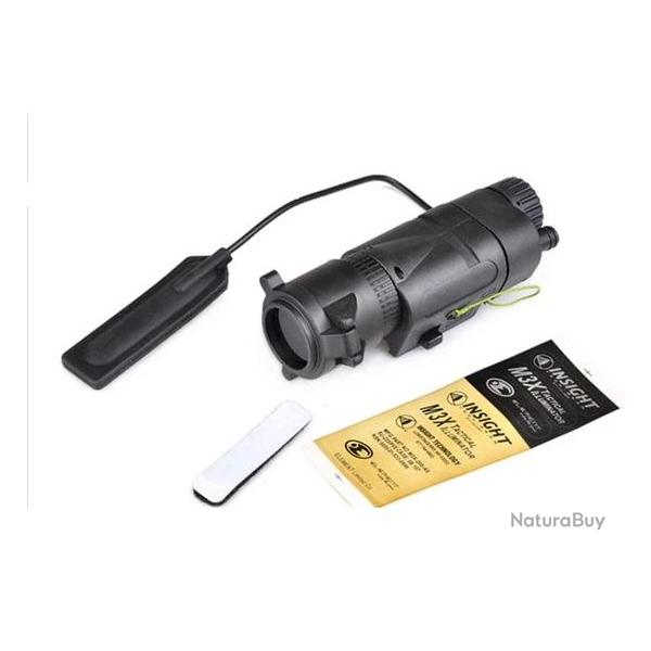 Lampe Led M3x w/ Contacteur 200 Lumens (Element) Noir