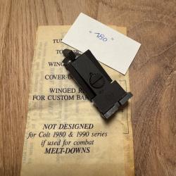 Hausse Bomar et guidon .180 pour Colt 1911