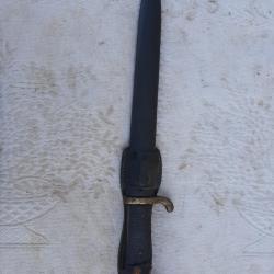 Baionnette priv&eacute;e Allemande KS 98 de parade ou poignard de pompier modifi&eacute;