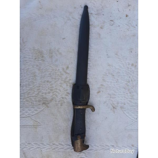 Baionnette priv�e Allemande KS 98 de parade ou poignard de pompier modifi�