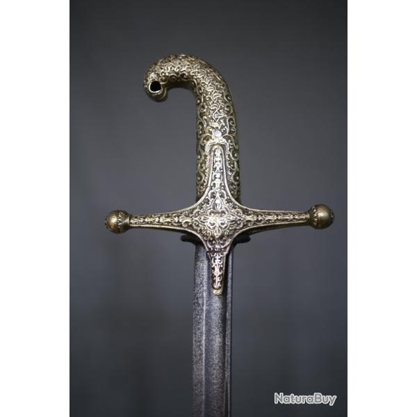 Sabre fantaisie � l'orientale - France, 19�me si�cle