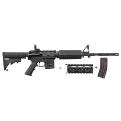 PACK AERO PRECISION M4 US ARMY cal. 5.56 + Garde-Main Quad rail + Chargeur t&ocirc;le 30 coups