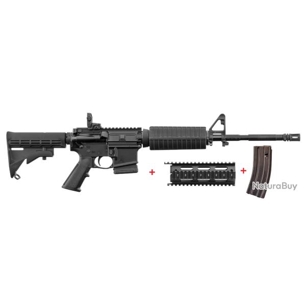 PACK AERO PRECISION M4 US ARMY cal. 5.56 + Garde-Main Quad rail + Chargeur t�le 30 coups