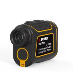 T&eacute;l&eacute;m&egrave;tre Laser 1000 m Haute Pr&eacute;cision &Eacute;cran tactique LCD Chasse gold Vitess, Angle Volume