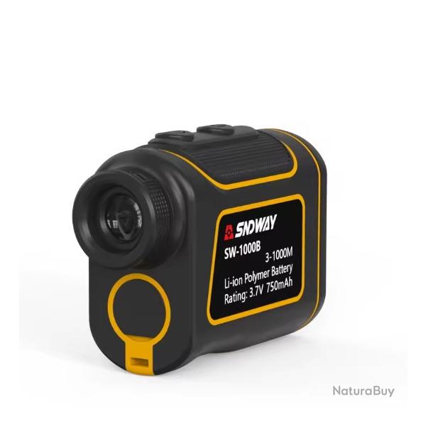 T�l�m�tre Laser 1000 m Haute Pr�cision �cran tactique LCD Chasse gold Vitess, Angle Volume