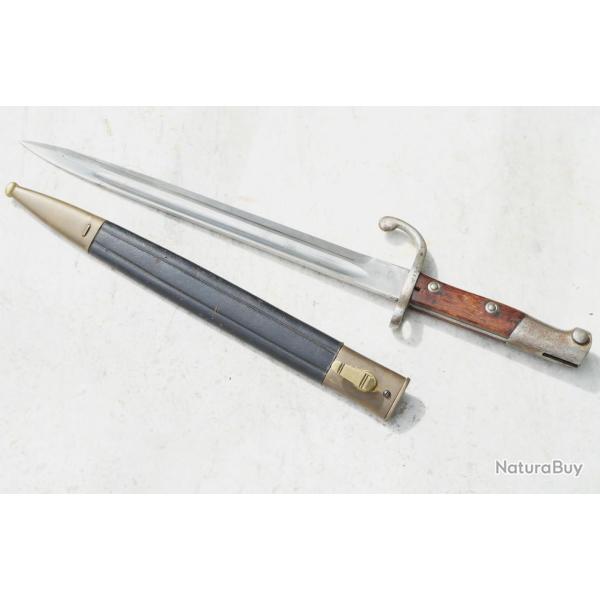 Ba�onnette BRESIL Mod�le 1908 pour G98 WEYERSBERG KIRSCHBAUM & Cie SOLINGEN - ref LIS25BAI001