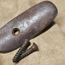 Plaque de couche de Gras 1874 avec ses vis