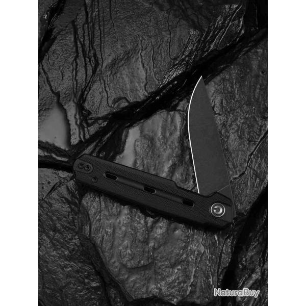 Couteau CIVIVI Navo Lame Acier Nitro-V Manche G10 Black Liner Lock IKBS CIVC25015A1