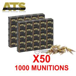 Pack 1000 Munitions ATS X-Force Cal 5.56x45mm 55Gr FMJ