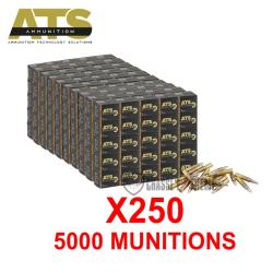 Pack 5000 Munitions ATS X-Force Cal 5.56x45mm 55Gr FMJ