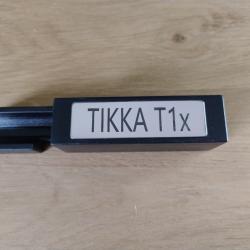 Range culasse Tikka T1X gravure Laser
