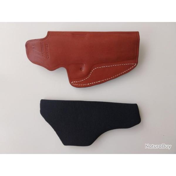 DESTOCKAGE Etui Holster pour Pistolet Cuir V�ritable Marron COLT 1911 Droitier Livraison Gratuite