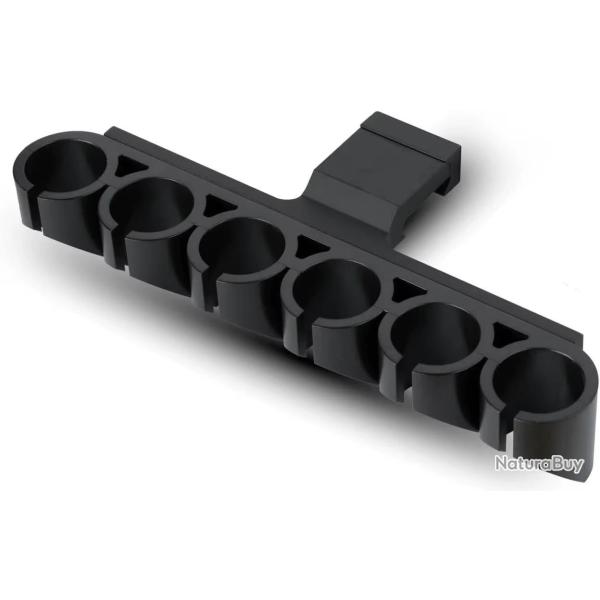 Porte cartouches calibre 12, 6 Slots pour montage sur rail picatinny