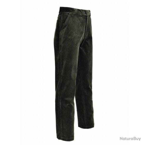 Pantalon de chasse Percussion Velours Country - Vert / 42