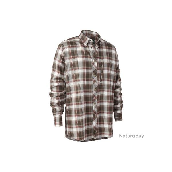 CHEMISE DEERHUNTER Silas marron Taille.L