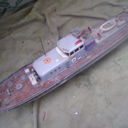 maquette de bateau militaire marine fran&ccedil;aise