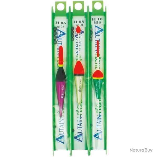 Lot de 3 lignes mont�es sp�cial truite