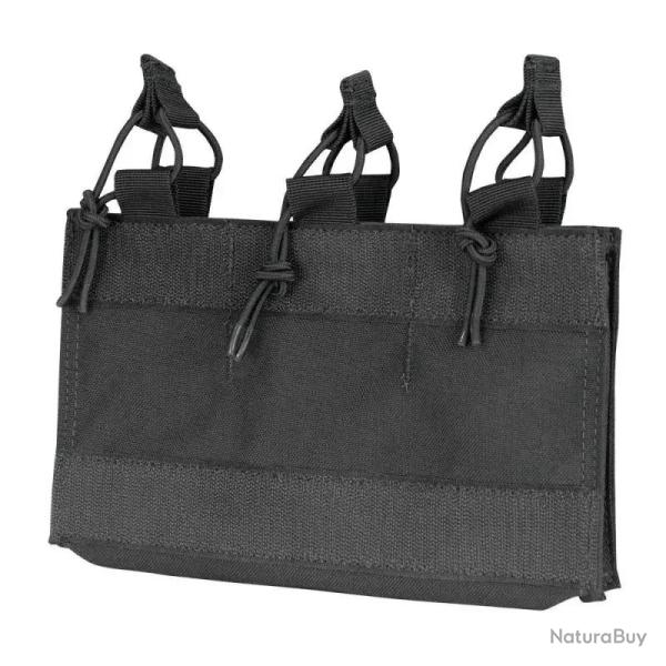 Porte Chargeur AR/M4 triples Velcro Noir