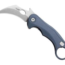 COUTEAU LIONSTEEL KARAMBIT L.E.ONE MID BLEU