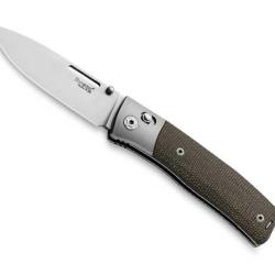 COUTEAU LIONSTEEL NINI MICARTA VERT MITRE TITANIUM