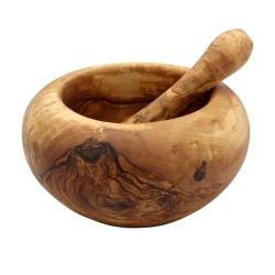 MORTIER ROND &Oslash;15CM + PILON OLIVIER