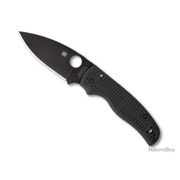 COUTEAU SPYDERCO SHAMAN SALT NOIR