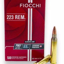 FIOCCHI cal.223 Rem FMJ 55gr /500