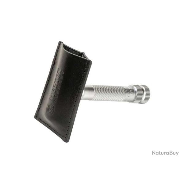 ETUI CUIR NOIR MERKUR POUR RASOIR DE SECURITE
