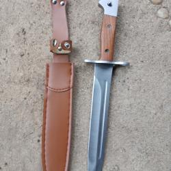 baionnette lame longueur 23 cm, &eacute;paisseur 4 mm.