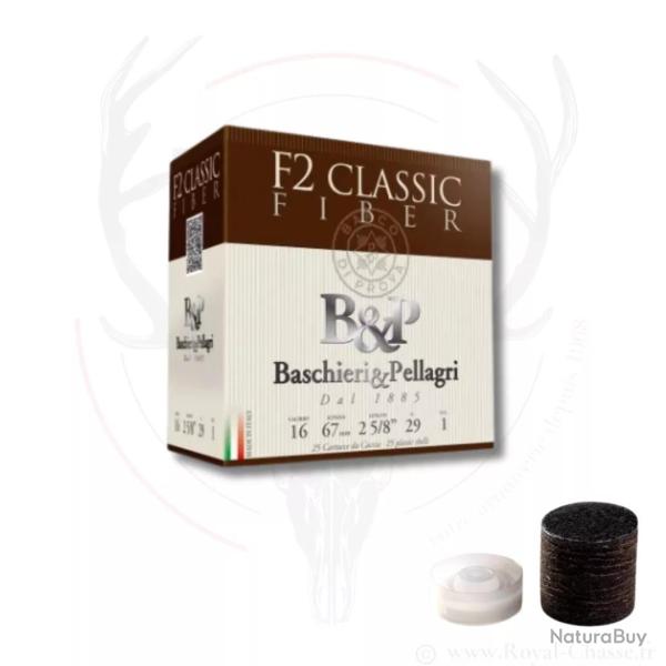 25 cartouches F2 CLASSIC FIBER Cal.16/67 - 29GR - BG - PB 6 B&P