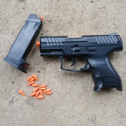 Reproduction jouet pistolet glock avec chargeur et projectiles