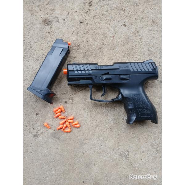 Reproduction jouet pistolet glock avec chargeur et projectiles