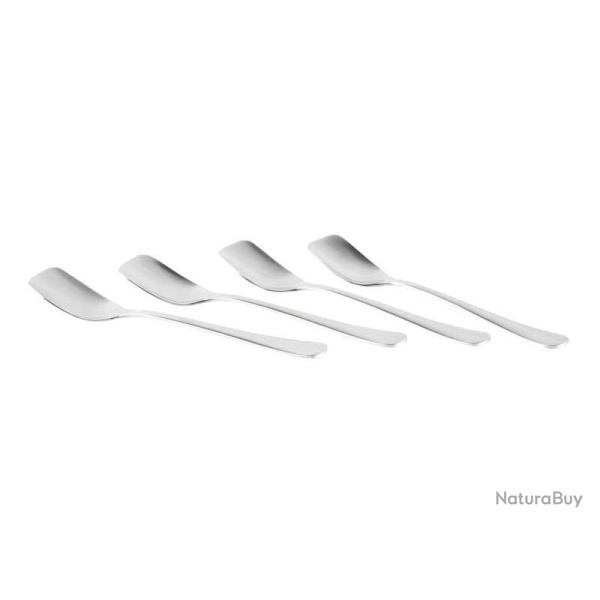 LOT DE 4 CUILLERS A GLACE INOX