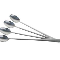 LOT DE 4 CUILLERS A MAZAGRAN INOX