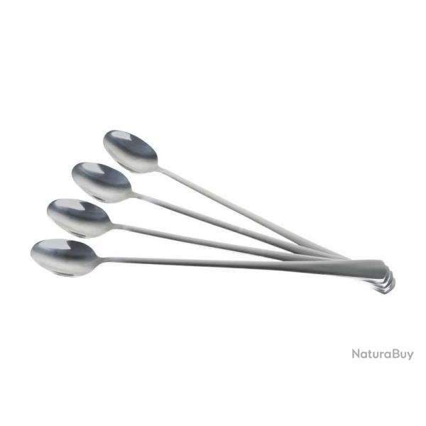 LOT DE 4 CUILLERS A MAZAGRAN INOX