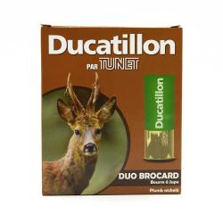Lot de 100 cartouches cal.12/70 bourre jupe Duo Brocard 390ms