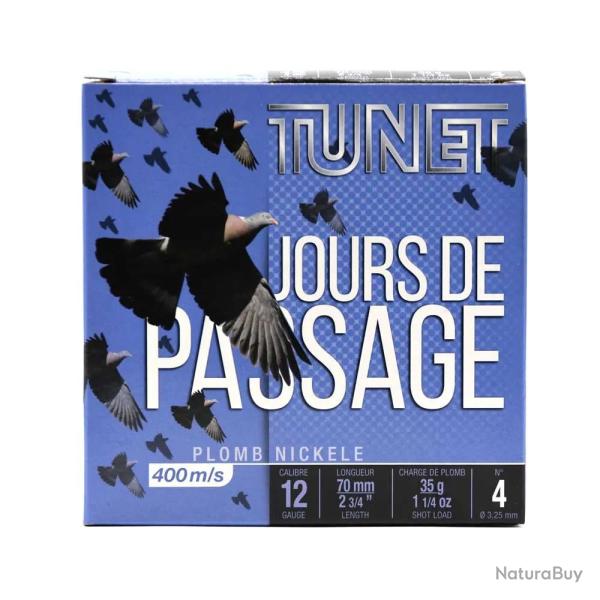 100 Cartouches Jours de Passage 12/70 35g culot 25 plomb 4