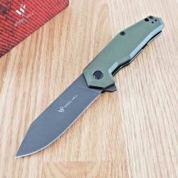 Couteau Steel Will Tenet 2 Lame Acier D2 Manche Olive G10 Liner Lock SMGF3133