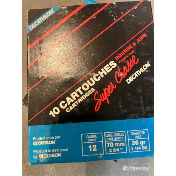 Lot 60 Cartouches 12 mm