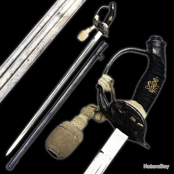 Sabre Palash d'officier - Prusse - Wilhelm II - M1889 - Poign�e Acier - WW1 - Pi�ce Originale