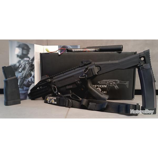 R�plique AEG scorpion cz evo 3A1