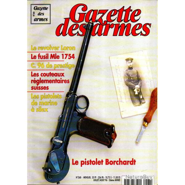 gazette des armes 268 , borchardt, canons de 75, dague marine germanique, fusil roberts, fm danrif
