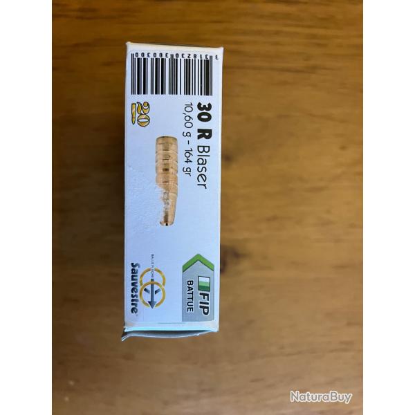 Balles sauvestre fip battues 30 R blaser