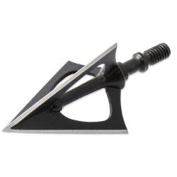 Lot de 3 pointes de chasse &agrave; lame fixe Maximal Black Razor 125 grains