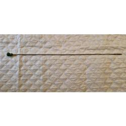 Ancienne baguette de chargement et nettoyage pour ancien fusil &agrave; poudre noire,longueur 89cm