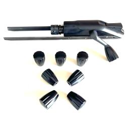 LEVIER D'ARMEMENT ALU LONG &agrave; RAINURES pour BLASER R93, R8 ou CZ, Sauer, Mauser, Bergara, ...